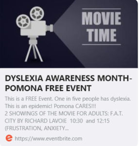 Dyslexia Awareness Month